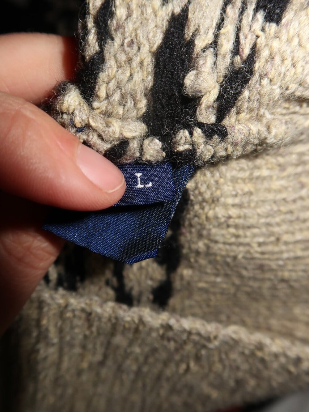 Vintage Ralph Lauren Reindeer Wool and Silk Sweater - Picture 6 of 6
